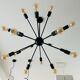 Black Lustre Vintage, 20 lights, ceiling light