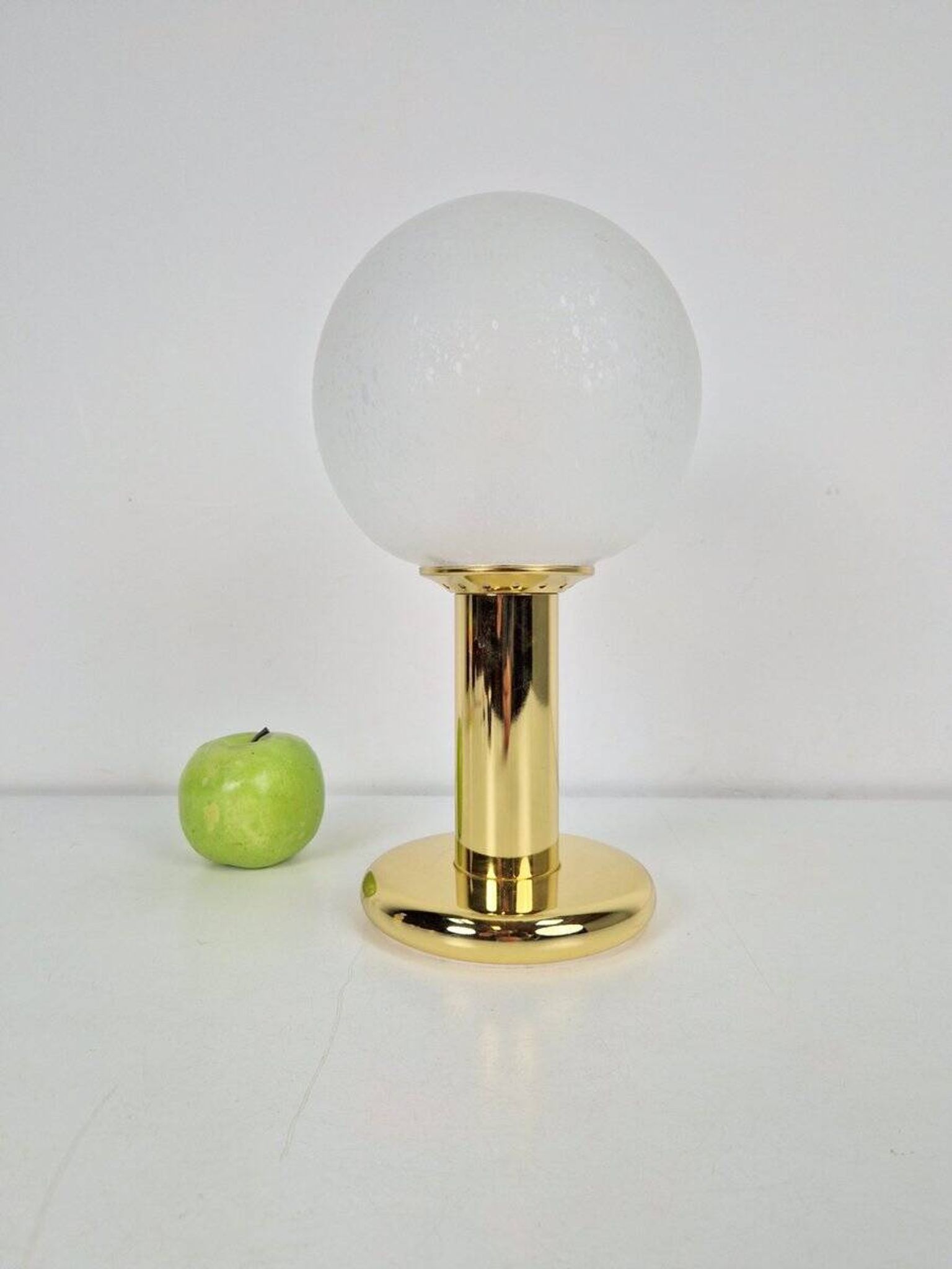 Vintage Sphere Table Lamp in Brass by Targetti Sankey, Italy, 1960s