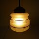 Suspension in brass and opaline country based 1960s/1970s