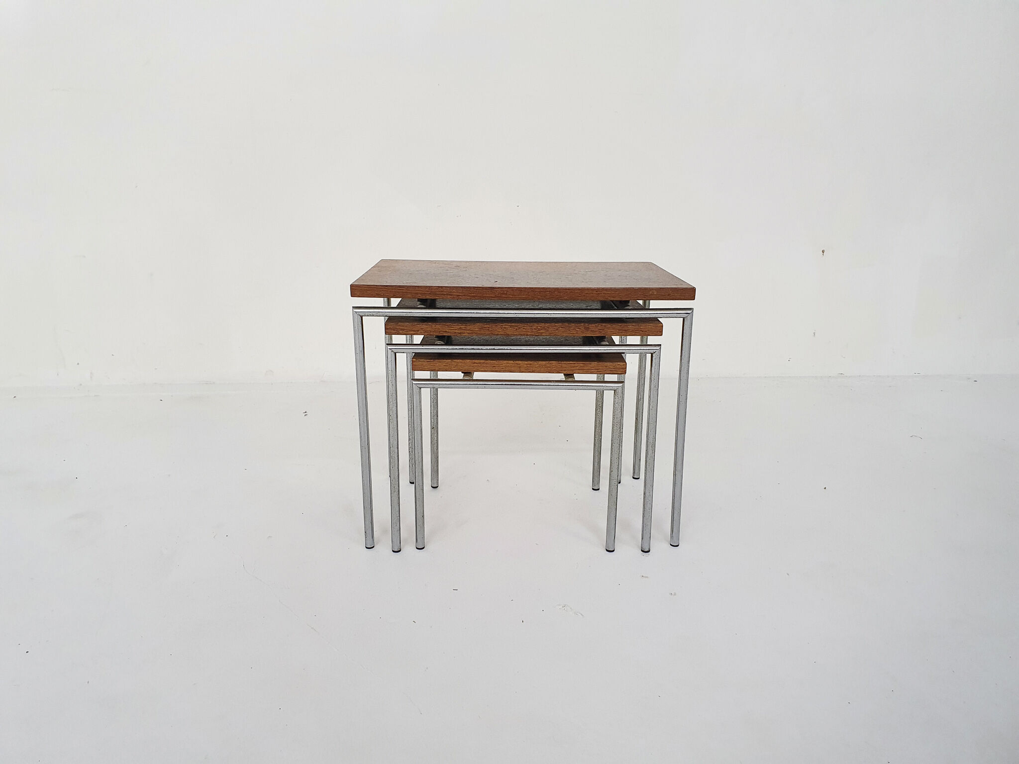 Mid-century nesting tables, The Netherlands 1950's
