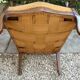 Old walnut Voltaire armchair
