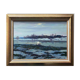 HST Russian school painting "Winter landscape" 1993 signed located + frame