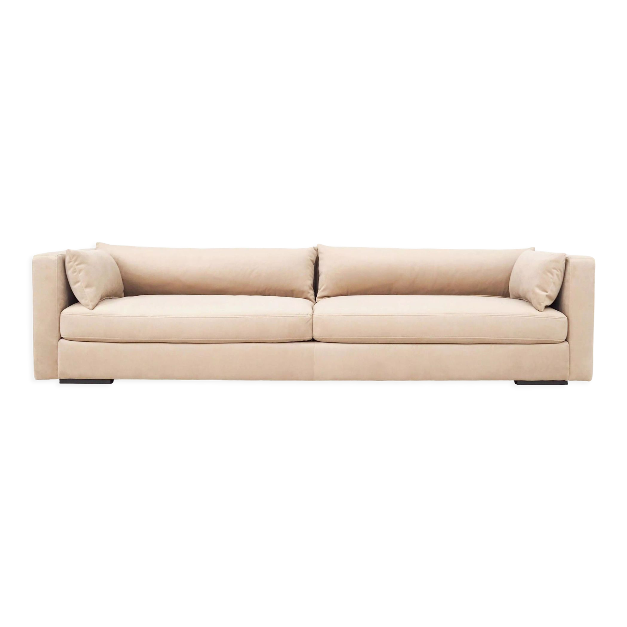 Canapé sztokholm beige velour, design scandinave