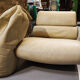 Armchair and footrest Comgule Roche Bobois leather