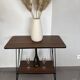 Vintage Side Table/Serving Cart on Wheels - 1950s/60s Style