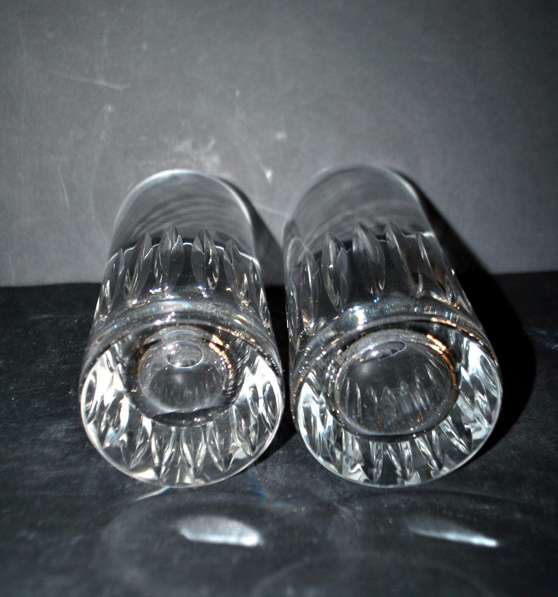 Saint-louis set of 2 juice or whisky long drink glasses avignon in cut crystal for bar
