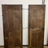 Paire de Portes d'armoire ancienne et sa traverse