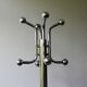 Parrot coat rack in chrome metal, 1970.