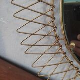 Retractable sun mirror, 34x27 cm