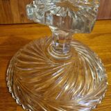 Compotier / Serviteur sur piedouche en cristal