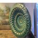 Magnificent and Huge Fruit Basket with Gold Highlights from the 50s-70s