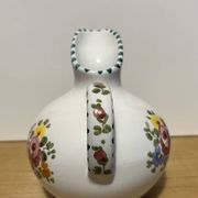Pichet céramique Guerrieri Murano peint main Italie 1950s