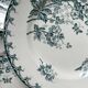 Series of 6 old flat plates “Terre de Fer”