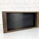 Modernist wenge tray, Henning Seidelin for Voss, Denmark, 1960