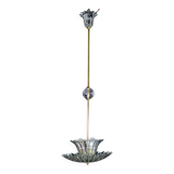 Art Deco pendant light Murano glass by Barovier, 1950