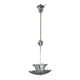 Art Deco pendant light Murano glass by Barovier, 1950