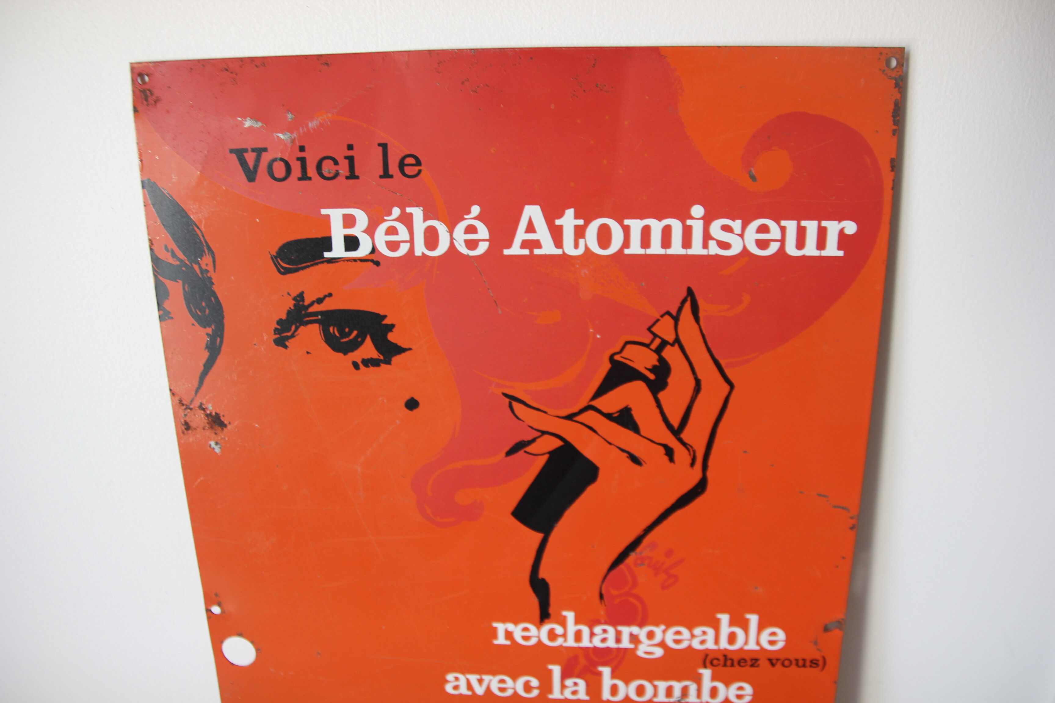 Tôle publicitaire L'Oréal