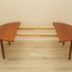 Round teak table, Danish design, 1960s, Gudme Møbelfabrik, Ole Hald