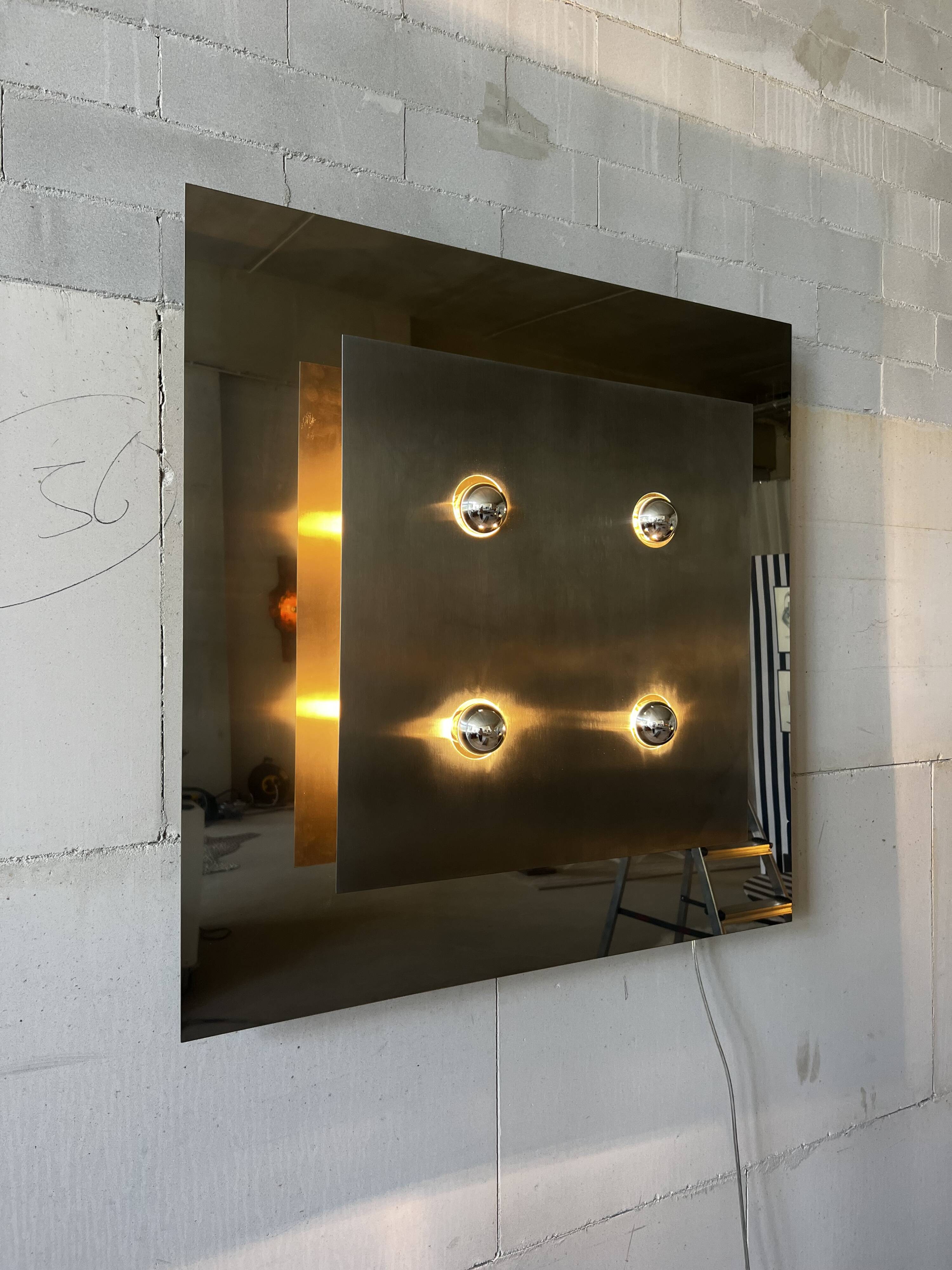 Screen wall lamp by Fabrizio Cocchia and Gianfranco Fini for New Lamp