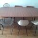 Scandinavian table teak up to 10 people