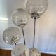 Waterfall floor lamp 5 globes Marinha Grande factory 70s