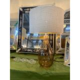 Pair of Contemporary Fumè Table Lamps Murano Glass