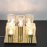 Large frosted glass ceiling light by Murano, Kalmar, Austria, 1960s.