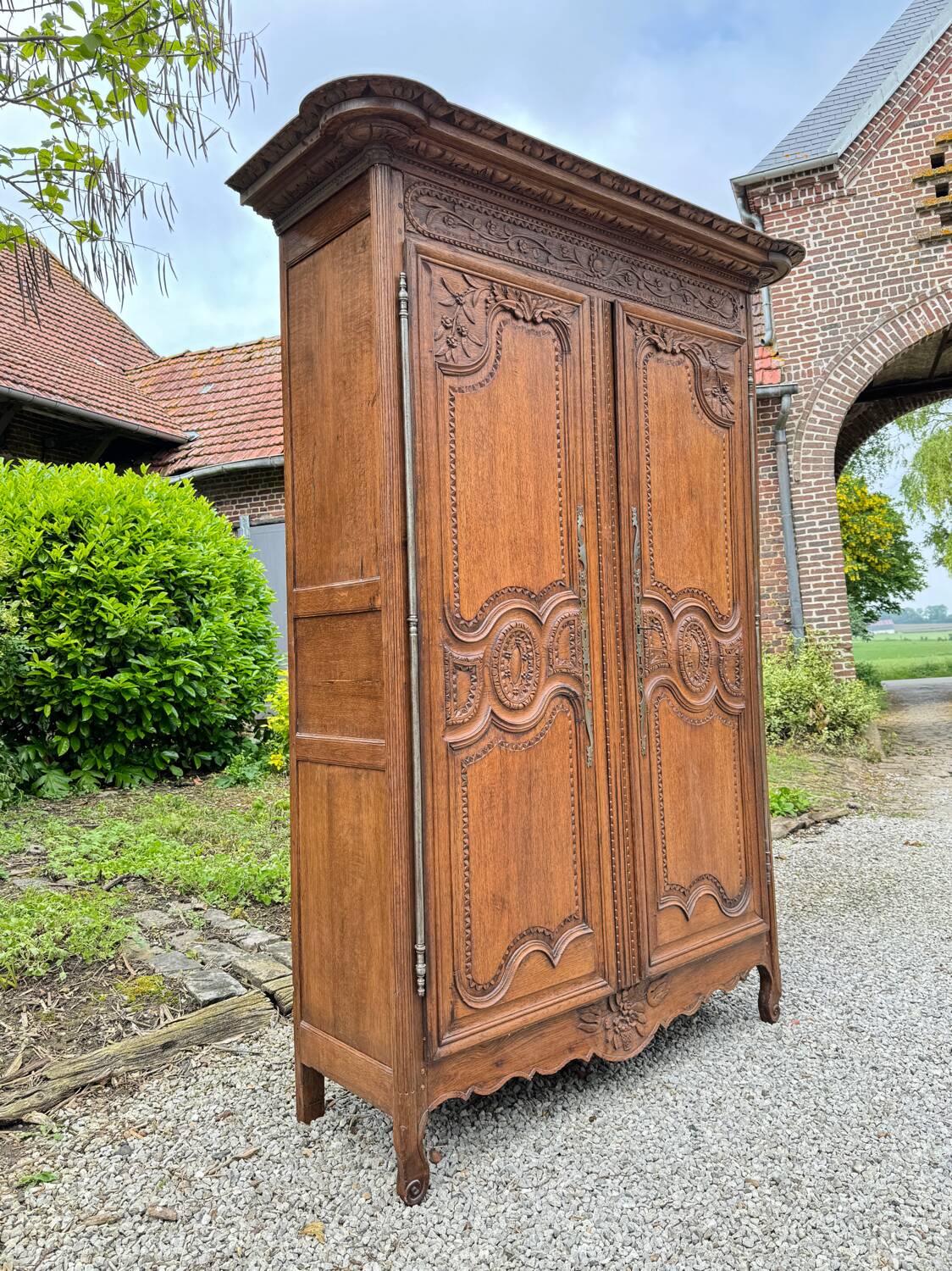 Norman Oak Wardrobe XVIII Eme Century