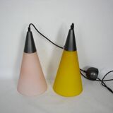 Double pendant lamp by Solken, 1970's.