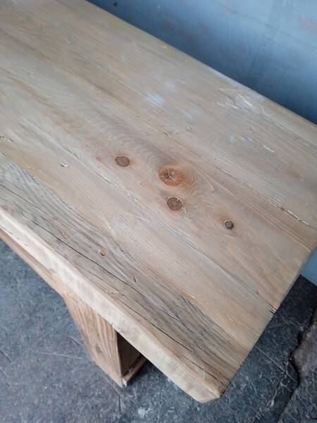 Workbench 120cm old solid wood