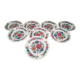 Set of 8 dessert plates Sarreguemines Vence model