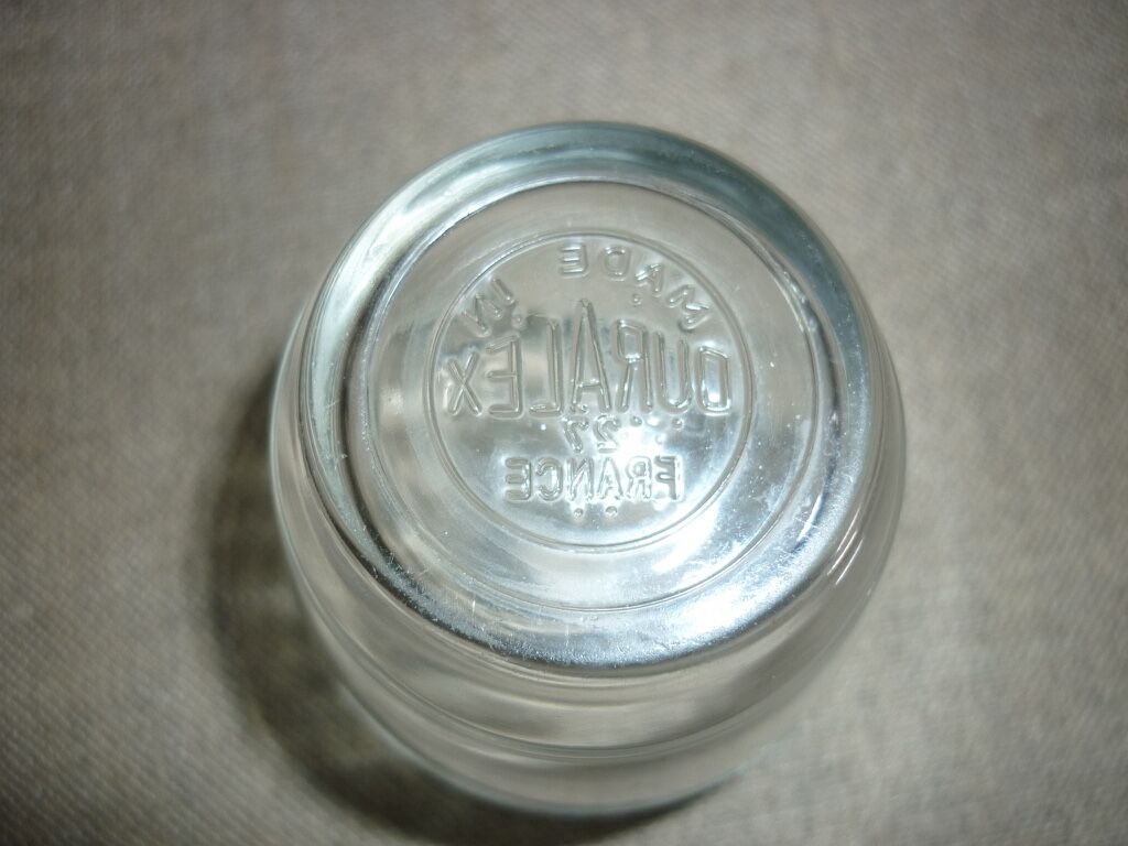 Small transparent Duralex glass x3