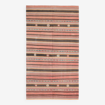 5x10 Kilim Modern Striped Rug, 167x301Cm