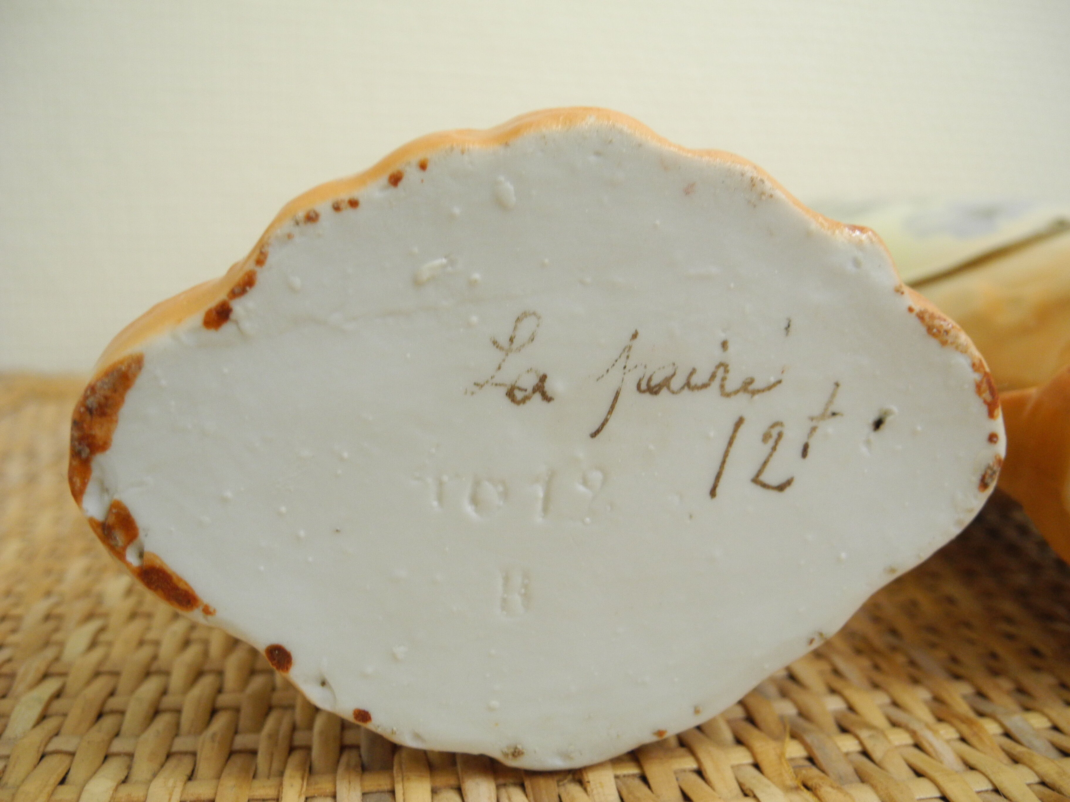 Pair of antique shabby chic decorative vases