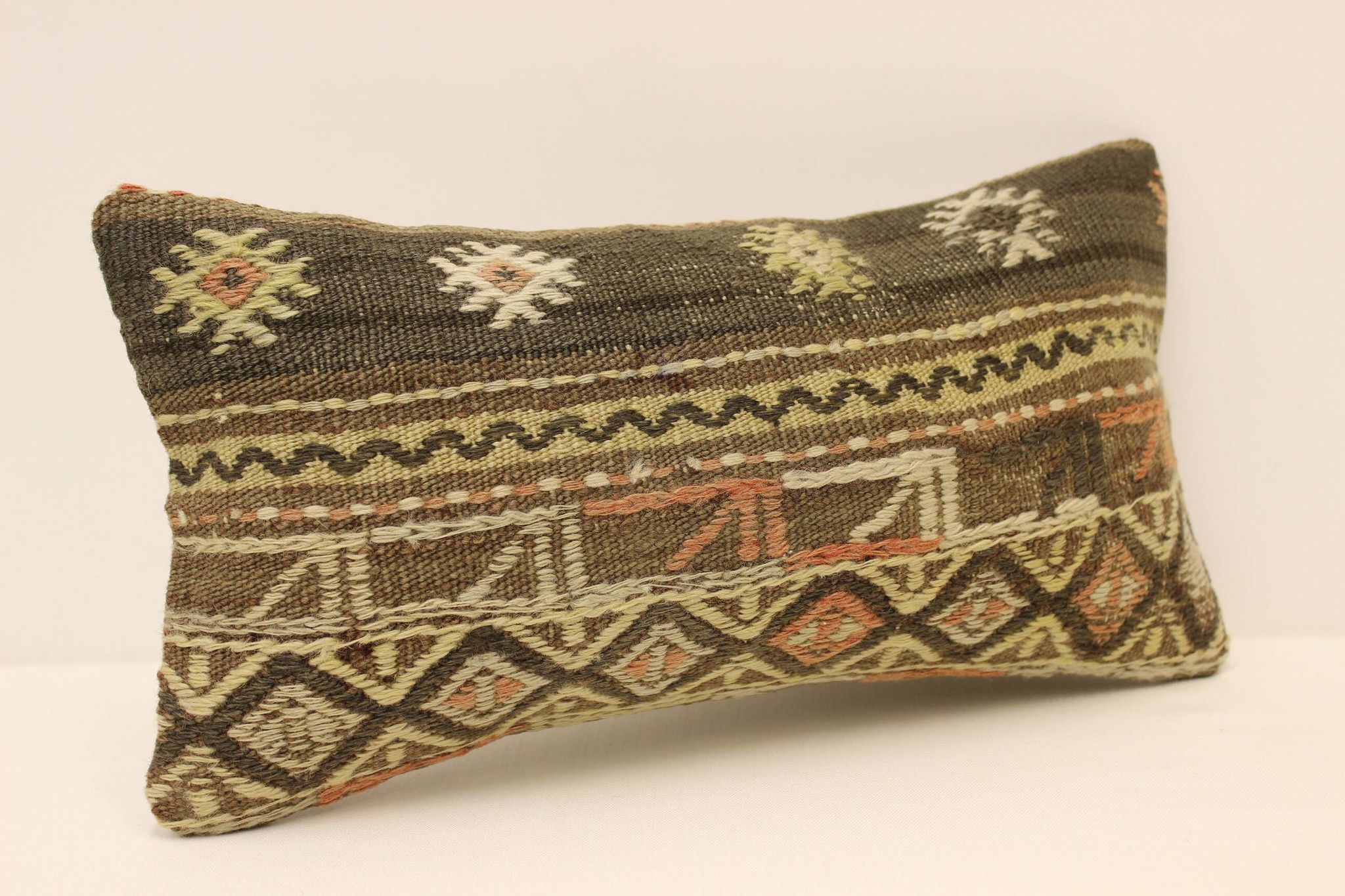 Turkish kilim cushion, 20x40 cm, YK-216