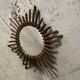 Rattan sun mirror