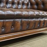 Chesterfield leather sofa