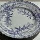 Set of 5 flat plates in earthenware with a lavender floral design H2 D22