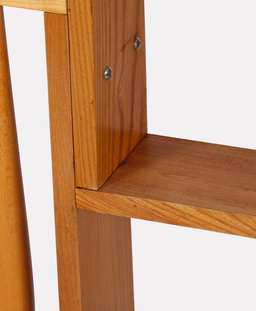 Claustra vintage en bois, fabrication tchèque, 1960