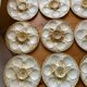 Oyster service Longchamp 12 plates + 1 dish