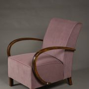 Art Deco Club Armchair, Fully Restored, Poland, 1930s