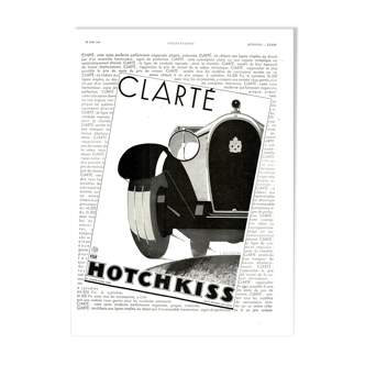 Vintage poster 30s Hotchkiss