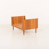 Vintage Hevali teak extension children's room bed, Denmark 1960s