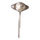 Louche / Vintage silver-plated ladle - Asymmetrical design