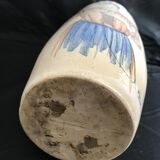 Vase signed by the artist E D - Cazalas