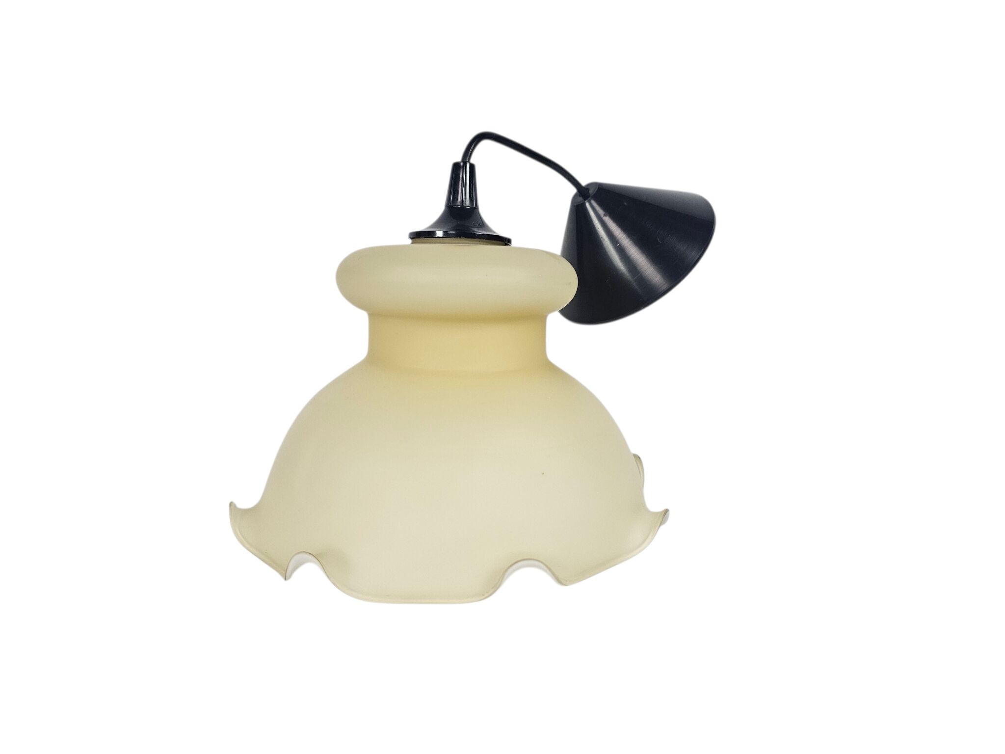 Art Deco style - opaline - goblet lamp - Italy - 1960s