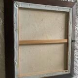 Canvas on original frame