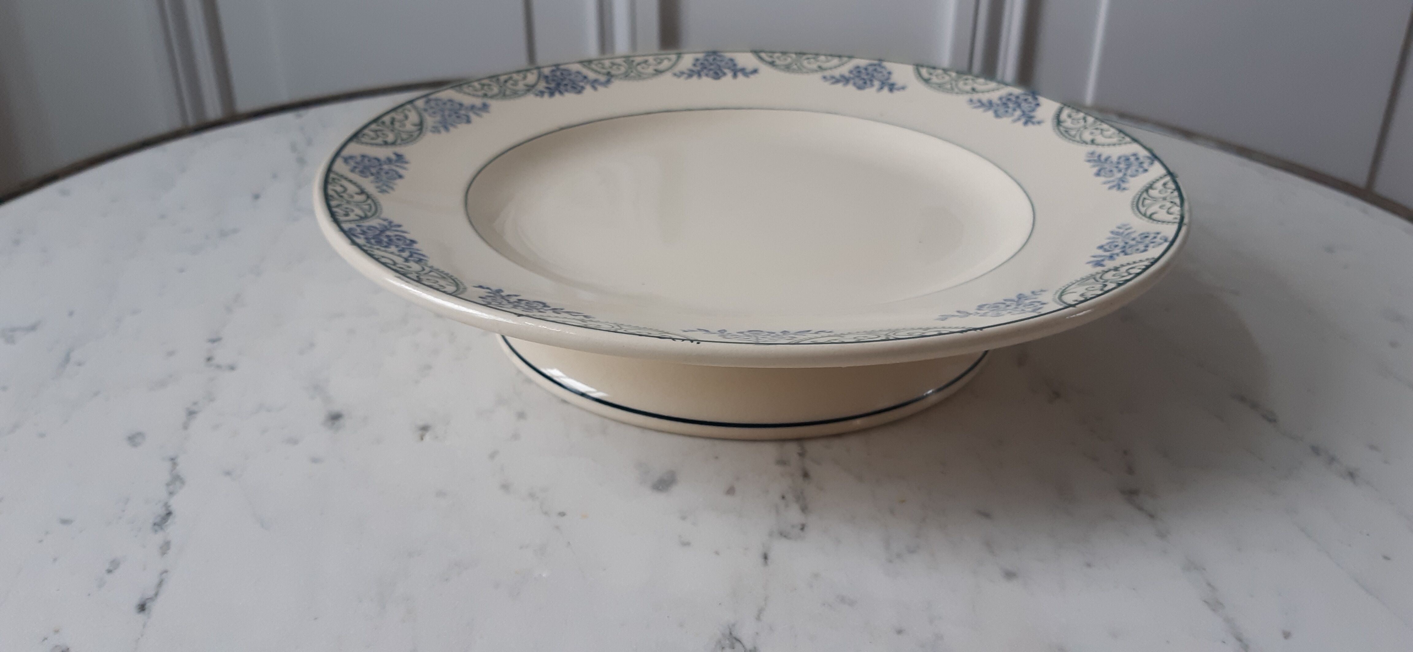 Compotier Moulin des Loups Terre de Fer late nineteenth