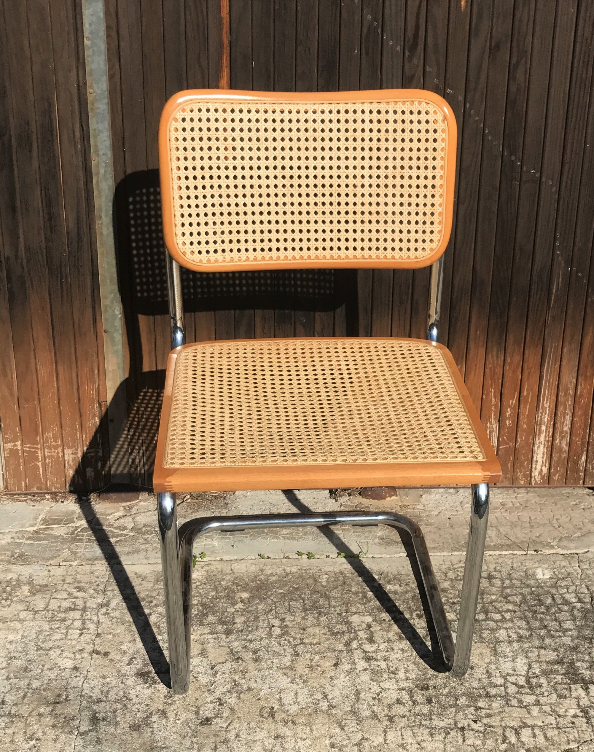 Série de 4 chaises Cesca B32 par Marcel Breuer