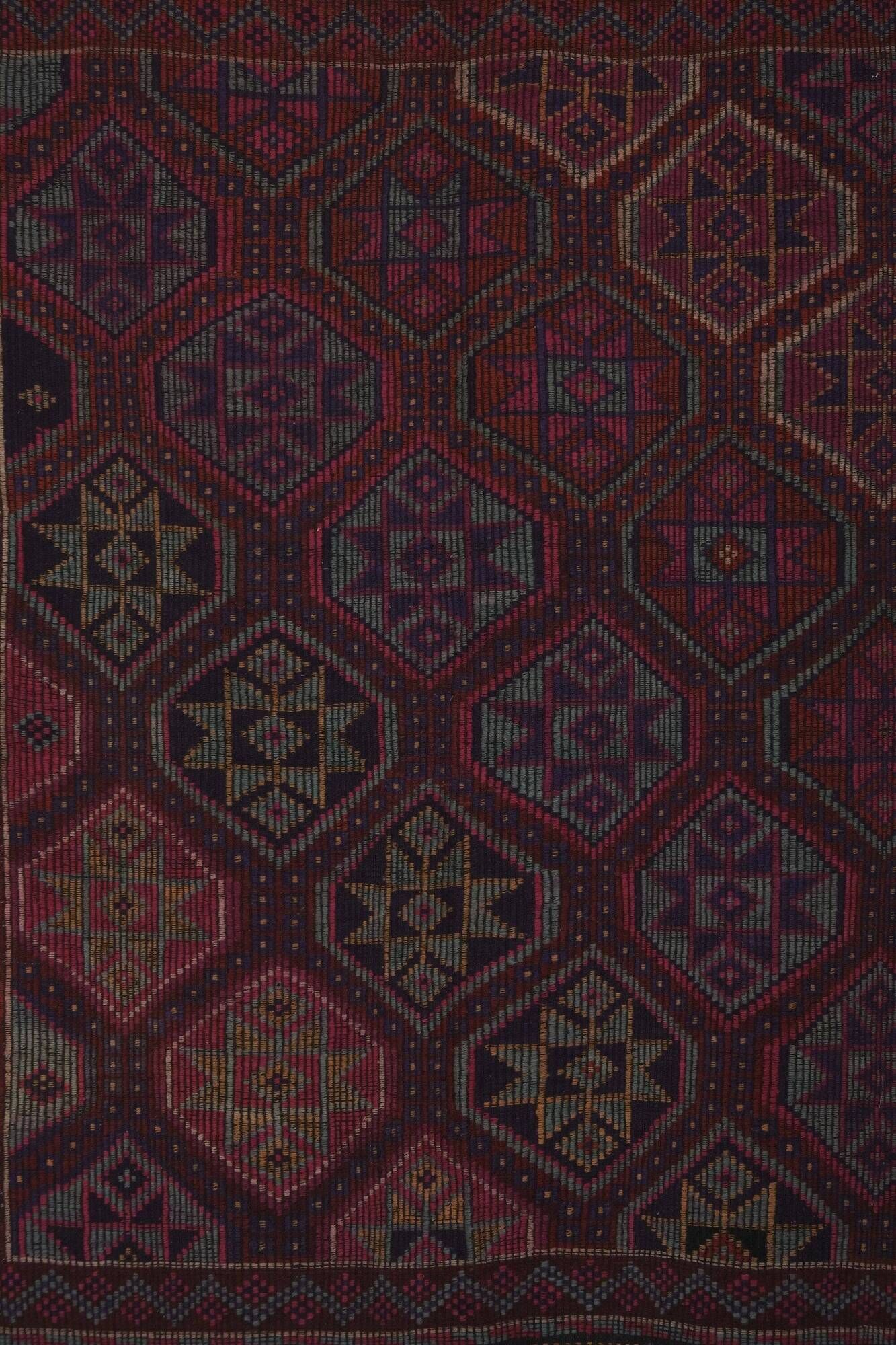Vintage Turkish kilim, handwoven, 169x280 cm.